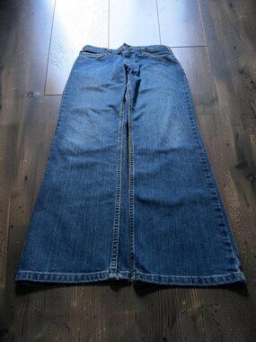 Carhartt Relaxed Fit Jeans Mens 31x32 Blue Stretch Denim Straight Leg Workwear
